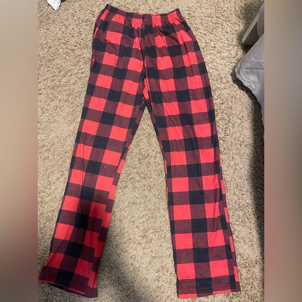 plaid womens pajama pants